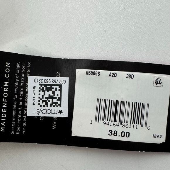 Maidenform Push Up Convertible Shaping Bra Underwire Womens 38DBeige New - Picture 6 of 6